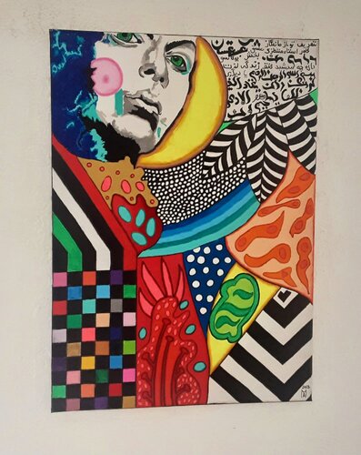 Die Marokkanerin. by Angelo Marzullo, Painting for Sale on Singulart