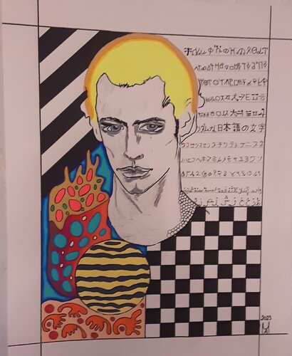 Der Telefon  Seelsorger. van Angelo Marzullo, Schilderij te koop op Singulart