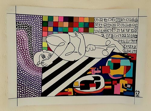 Il riposino. di Angelo Marzullo, Pittura in vendita su Singulart