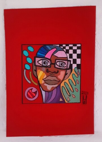 Masken  aus Afrika  Nr.4 von Angelo Marzullo, Malerei kaufen auf Singulart