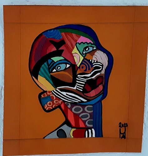 Masken  aus Afrika  Nr.6 Angelo Marzullo