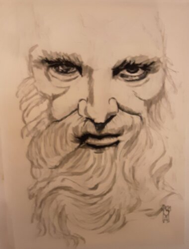 Leonardo  da Vinci. de Angelo Marzullo, Pintura a la venta en Singulart