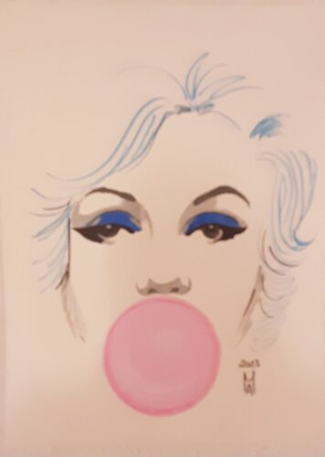 Marilyn  2 by Angelo Marzullo, Painting for Sale on Singulart