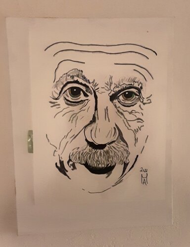 Einstein von Angelo Marzullo, Malerei kaufen auf Singulart