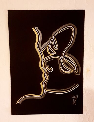 Den zum küssen  sind sie da. von Angelo Marzullo, Malerei kaufen auf Singulart