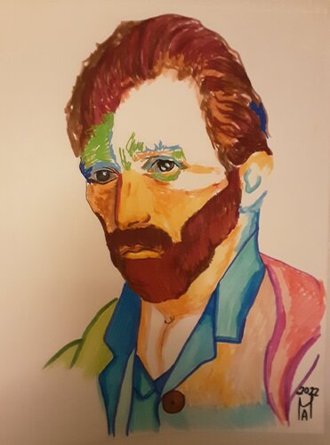 Il Grande Maestro. van Angelo Marzullo, Schilderij te koop op Singulart