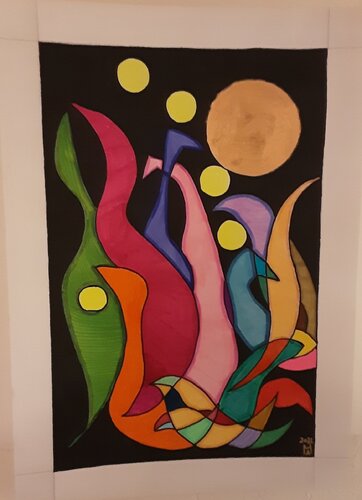 Fönix aus der Asche. di Angelo Marzullo, Pittura in vendita su Singulart
