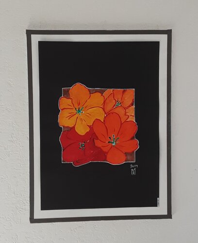 Strauß Tulpen par Angelo Marzullo, Peinture en vente sur Singulart