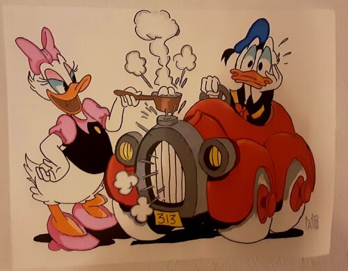 Frühstück für zwei van Angelo Marzullo, Schilderij te koop op Singulart