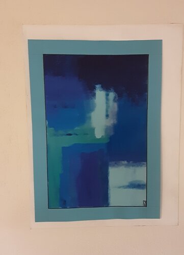 Nel blu dipinto di blu felice  di Stare lassu von Angelo Marzullo, Malerei kaufen auf Singulart