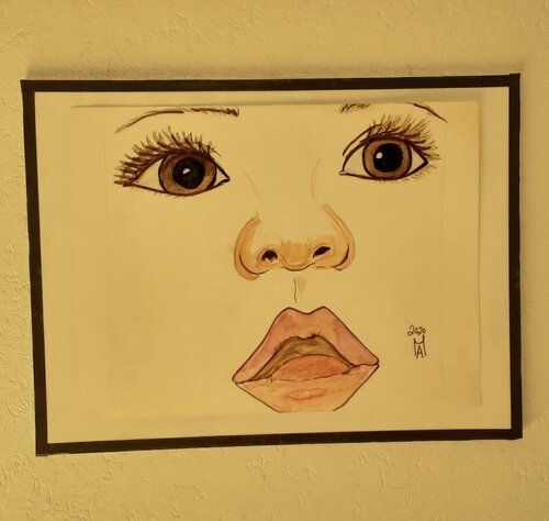 Süß ist der kleine. by Angelo Marzullo, Painting for Sale on Singulart