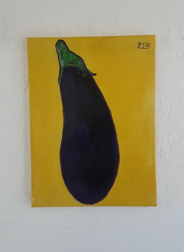 Aubergine van Angelo Marzullo, Schilderij te koop op Singulart