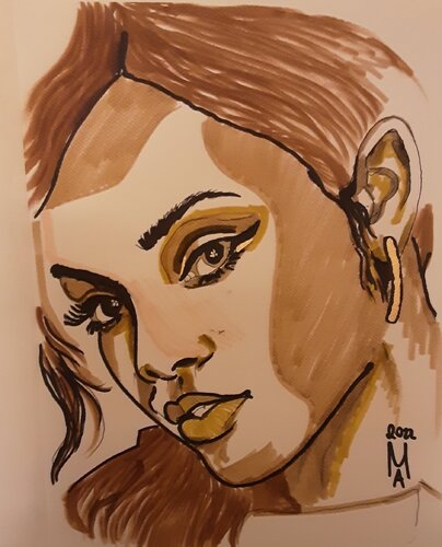 Rihana van Angelo Marzullo, Schilderij te koop op Singulart
