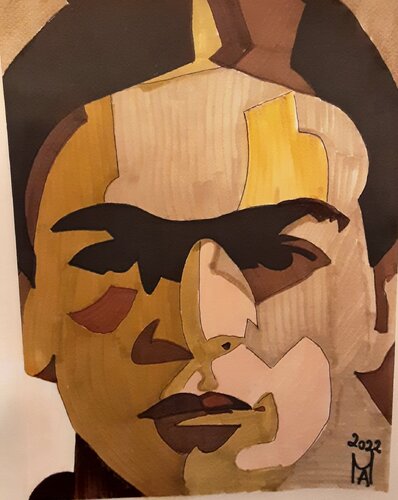La Grande Nr.5 Frida Calho. van Angelo Marzullo, Schilderij te koop op Singulart