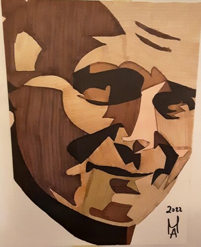 Il Grande Nr.9 Il Papa. van Angelo Marzullo, Schilderij te koop op Singulart