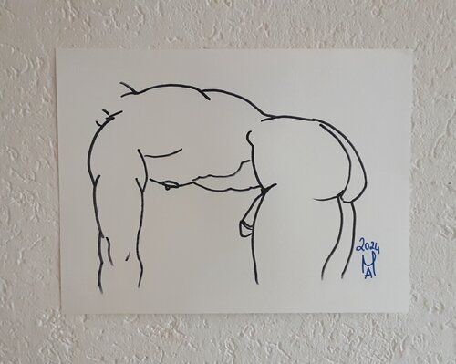Va bene cosi????? van Angelo Marzullo, Tekening te koop op Singulart