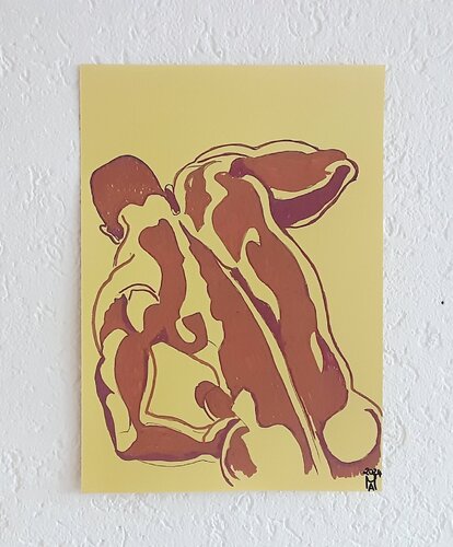Il moro di Angelo Marzullo, Disegno in vendita su Singulart