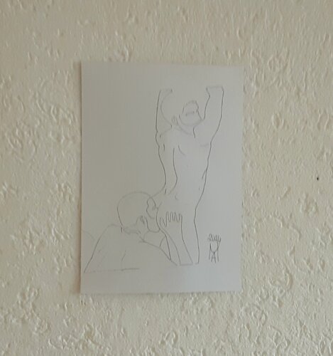 Messo alle spalle. von Angelo Marzullo, Zeichnungen kaufen auf Singulart
