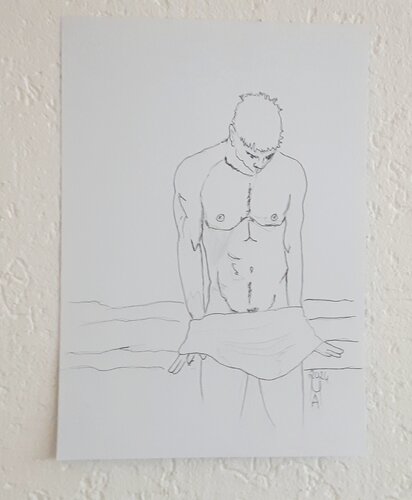 Il costume slabbrato. van Angelo Marzullo, Tekening te koop op Singulart