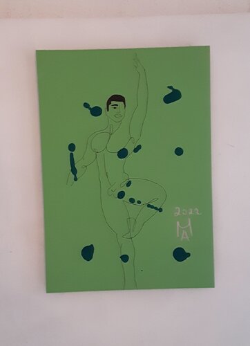 Der Tänzer van Angelo Marzullo, Tekening te koop op Singulart