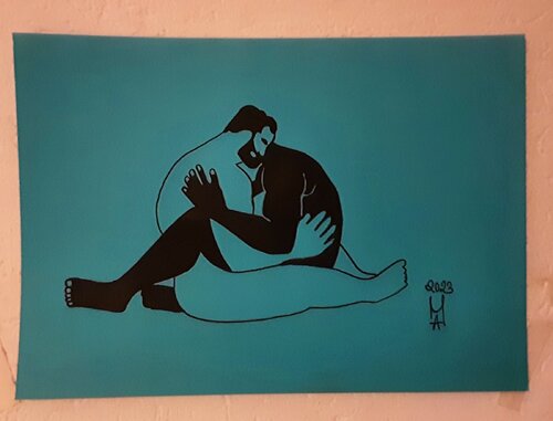 Bären van Angelo Marzullo, Tekening te koop op Singulart