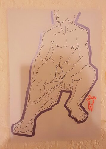 Adonis van Angelo Marzullo, Tekening te koop op Singulart