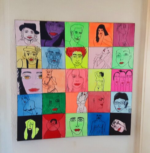 Il teatro di Angelo Marzullo, Pittura in vendita su Singulart