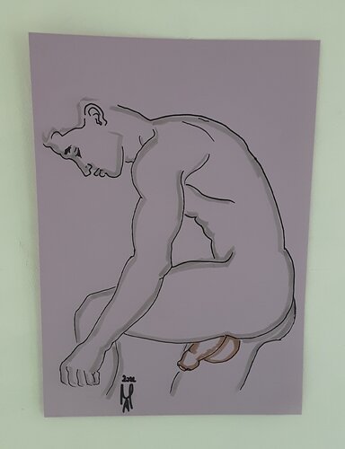 I calzini van Angelo Marzullo, Tekening te koop op Singulart