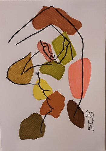 Quando un corpo diventa decoro. di Angelo Marzullo, Disegno in vendita su Singulart