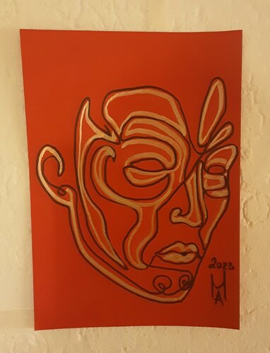 Maori di Angelo Marzullo, Disegno in vendita su Singulart