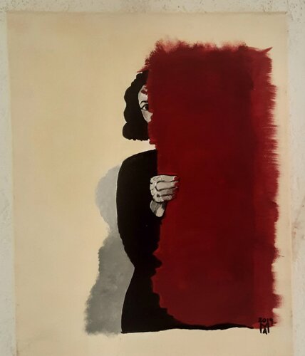 Wann geht er weg. di Angelo Marzullo, Pittura in vendita su Singulart