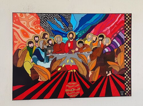 L ultima cena Versionen alla Angelo. von Angelo Marzullo, Malerei kaufen auf Singulart