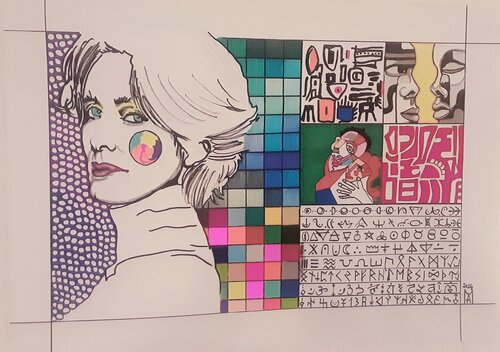 Die Tante Brigitte.. di Angelo Marzullo, Pittura in vendita su Singulart