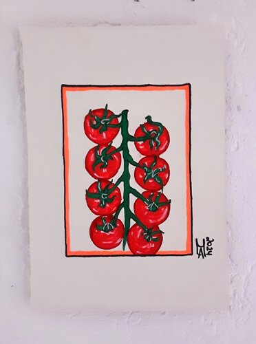 Süße rispen Tomaten di Angelo Marzullo, Pittura in vendita su Singulart