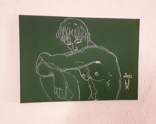 Il pensiero prima dell azione. di Angelo Marzullo, Pittura in vendita su Singulart