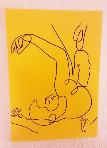 joga von Angelo Marzullo, Zeichnungen kaufen auf Singulart