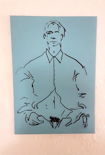 In sartoria van Angelo Marzullo, Tekening te koop op Singulart