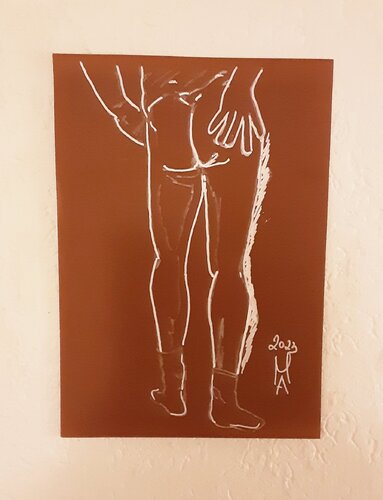 Akt von unten von Angelo Marzullo, Zeichnungen kaufen auf Singulart