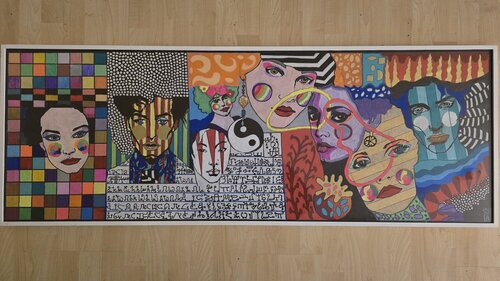 Feste und Gäste Nr 1 di Angelo Marzullo, Pittura in vendita su Singulart