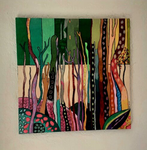 Ein Platz  zum Träumen, Fabel Landschaft von Angelo Marzullo, Malerei kaufen auf Singulart