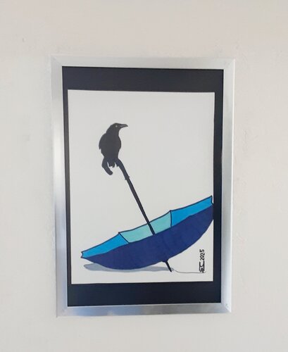 Ein schwarz verregneten tag von Angelo Marzullo, Malerei kaufen auf Singulart