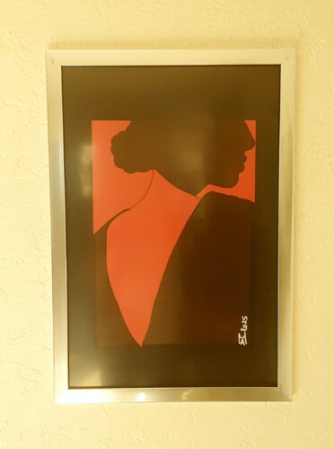 Dame in schwarz de Angelo Marzullo, Pintura a la venta en Singulart