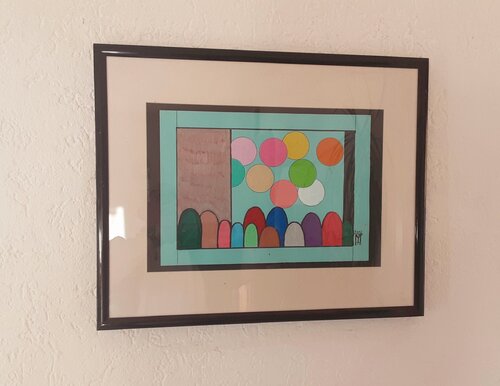 Mille bolle colorate van Angelo Marzullo, Schilderij te koop op Singulart