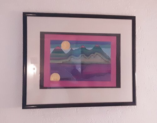 See und Bergen by Angelo Marzullo, Painting for Sale on Singulart