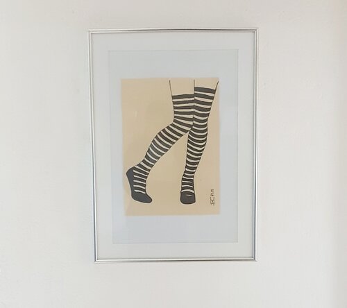 Lustige Strümpfen de Angelo Marzullo, Pintura a la venta en Singulart