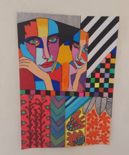 Mystiker Ambitionen!!!  2 Schönheiten van Angelo Marzullo, Schilderij te koop op Singulart