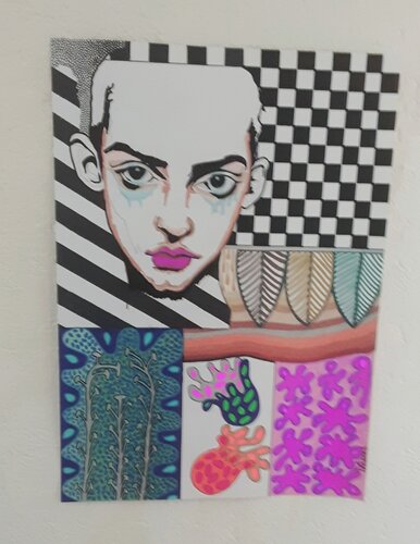 Mystiker Ambitionen!!! La fuga dalla guerra van Angelo Marzullo, Schilderij te koop op Singulart