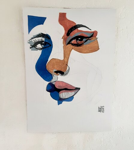 La misteriosa signora!! par Angelo Marzullo, Peinture en vente sur Singulart