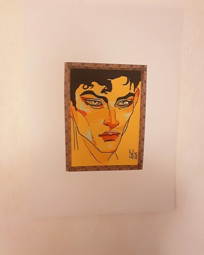 Mystiker Ambitionen!!! Der schöne  Italiener par Angelo Marzullo, Peinture en vente sur Singulart