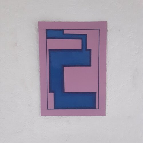 Simple blue van Angelo Marzullo, Schilderij te koop op Singulart